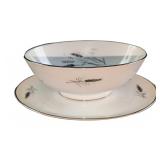 Easterling Fine China Gravy Boat W Attached Underp