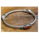 Vintage Designer FAS Sterling Silver Bangle Bracel