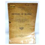 Souvenirs Du Mexique Colonel Lussan Published in 1