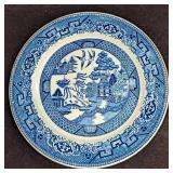 Vintage Blue Willow 9" Dinner Plate