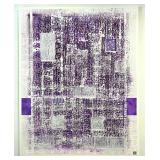 Signed Original Abstract Mixed Media Painting On C