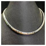 17" Sterling Silver Smooth Link Necklace