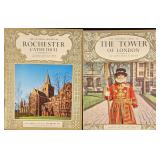 Vintage Tower Of London And Rochester Cathedral Bo