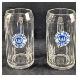 Two Glass Hürnerbräu Ansbach One Liter Mugs