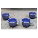 4 Twilight Fiestaware Flat Cups B
