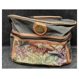 Vintage Aude Falbert Needlepoint Cosmetic Bag