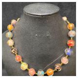 Venetian Murano Art Glass Lamp Work Multi Colored
