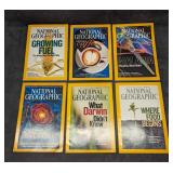 6 Year 2000s National Geographic Magazines