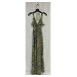 Armani Exchange Long Geometric Pattern Dress Size