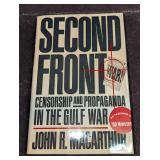 John R. Macarthur Signed Second Front Hardcover