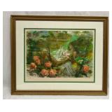 Limited Edition Framed Harris Rucker Lithograph Si