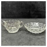 Fostoria American Clear Glass Set Bowl Dish and Do