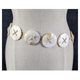 Oyster Shell Accessory Belt