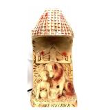 Vintage MCM Chalkware Lamp "Can