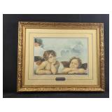 Framed Detail Of Two Angels From Sistine Madonna