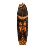 Handmade Jamaican Carved Wood Ethnic Mask
