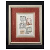 French Birdcage Framed Print By L David A