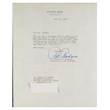 Pat Buchanan Signed White House Stationery Letter