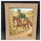 Framed Original Serge Molï¿½on Blaise Oil On Canvas