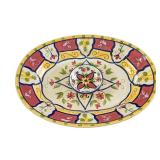 Retired Pier 1 Oval Serving Platter & Dip Dish