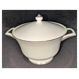 Wedgwood China Silver Ermine Soup Tureen With Lid