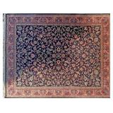 Karastan Black Keshan Rug Made in Belgium
