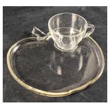 Vintage Hazel Atlas "Orchard" Apple Glassware Cups