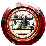 Large Decorative Round Wall Mirror