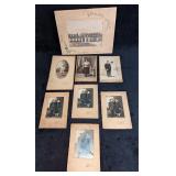 8 Antique Canadian Studio Portraits