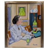 Pacovsky Acrylic On Canvas Absente Absinthe Eldest