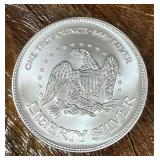.999 Fine Silver A-Mark Liberty 1oz Bullion Round