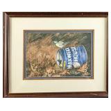 F18 Framed Shirley Hamilton Little Birds LE Print