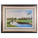 Framed Adriano Manocchia TPC At Sawgrass PGA Golf