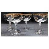 Lenox "Mansfield" Crystal Gold Rim Champagne Glass