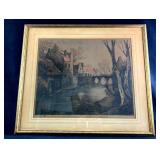 Attelburn Village Scene Print