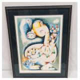 Framed S&N Alexandra Nechita My Torch Shall Guide