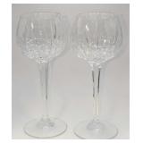 2 8" Artic Lights Wine Glasses A