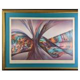 Framed Purple Tide I Print By Michael John March