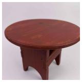 Wolf Creek Mini Wood Table Chair Wooden Folk Art E