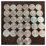 Jefferson Nickel Collection Lot of 32 Thirty Two N