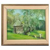 Original Paul Longenecker Framed Oil On Canvas Pan