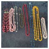 Necklace Costume Jewelry Various Lot of Multi Stra