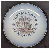 Vintage West German Dortmunder Hansa Bier Plate