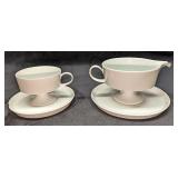 Rosenthal China Footed Cup Gravy Boat & Saucer Set
