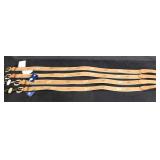 Set of 4 Zep-Pro UCF Leather Belts