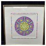 Indian Meditation Carol Conti Watercolor Mandela S