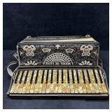 Morenschi Piano Accordion Model de Luxe with Case