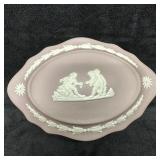 Wedgwood Purple Lilac Colored and White Neoclassic