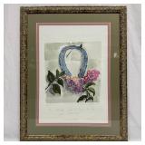 Framed Watercolor Lithograph Art Print by Manolis