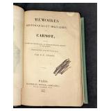 1824 Memoires Historiques Et Militaires Sur Carnot